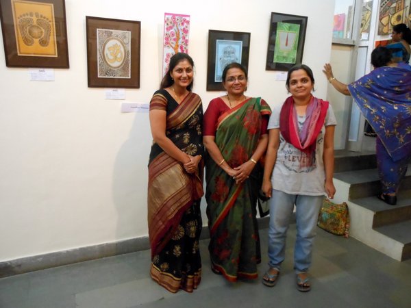 with virtual artist friends...met them live for the first time... 