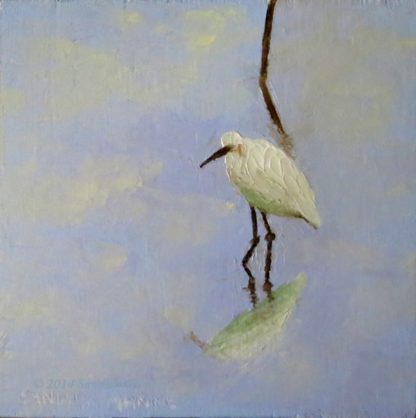 "Quite Moments"  6x6 inches, Oils on Panel.....©sandhyamanne