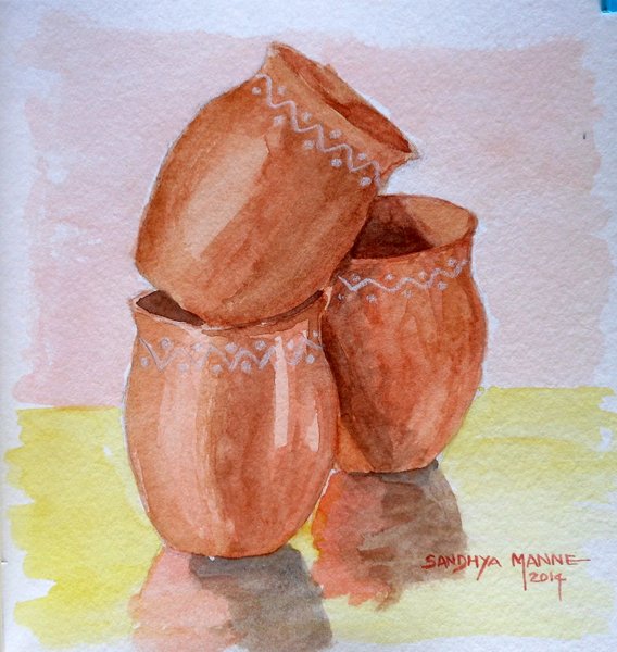 Terracotta Pots.......©SandhyaManne
