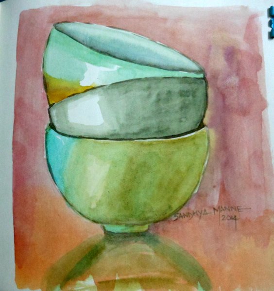 "Cup Stack".....©SandhyaManne
